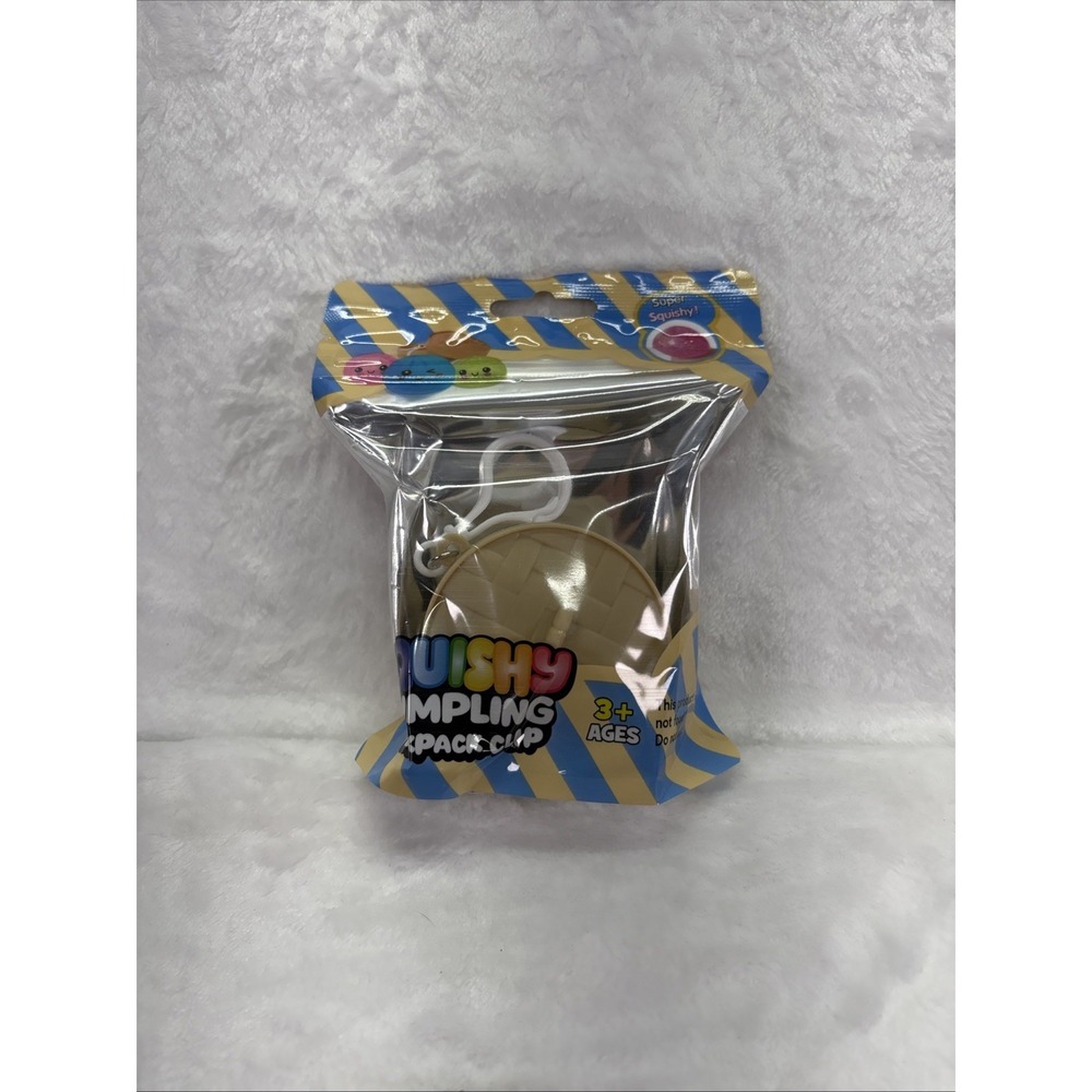 Surprise Squishy Dumpling Backpack Clip Keychain NEW Unopened 2" Viral